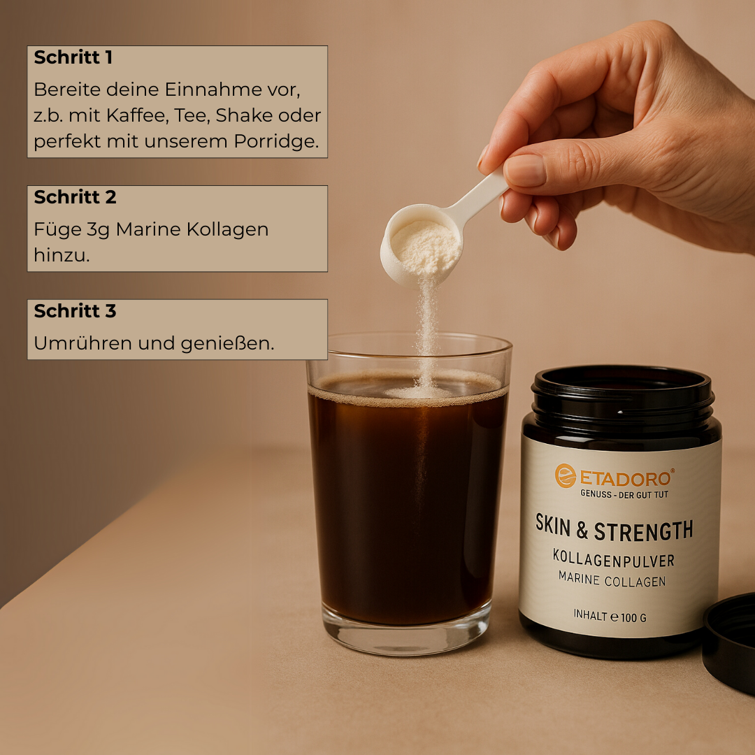 Bioaktives Marine Kollagen - Pulver