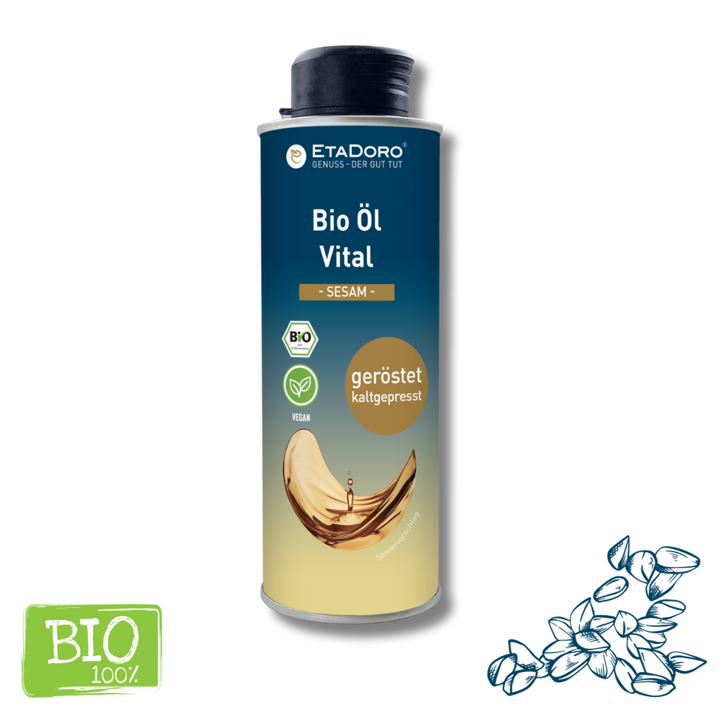 Bio Sesamöl geröstet online kaufen bei ETADORO