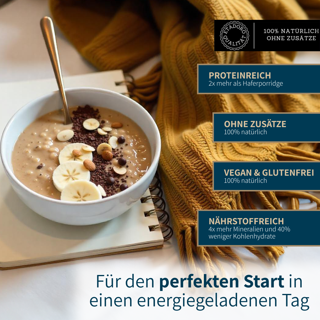 Mandelprotein Porridge - Schoko Banane