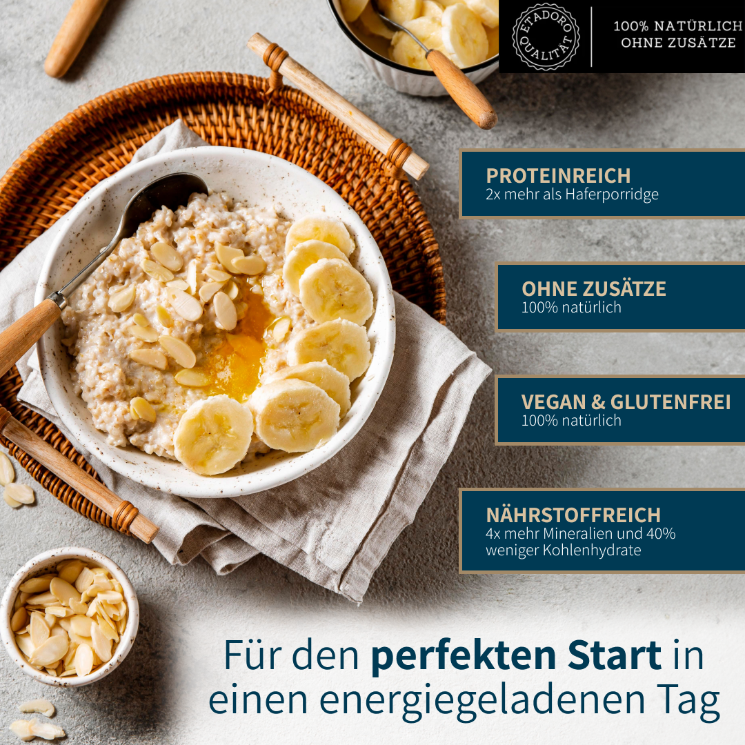 Mandelprotein Porridge - Natur
