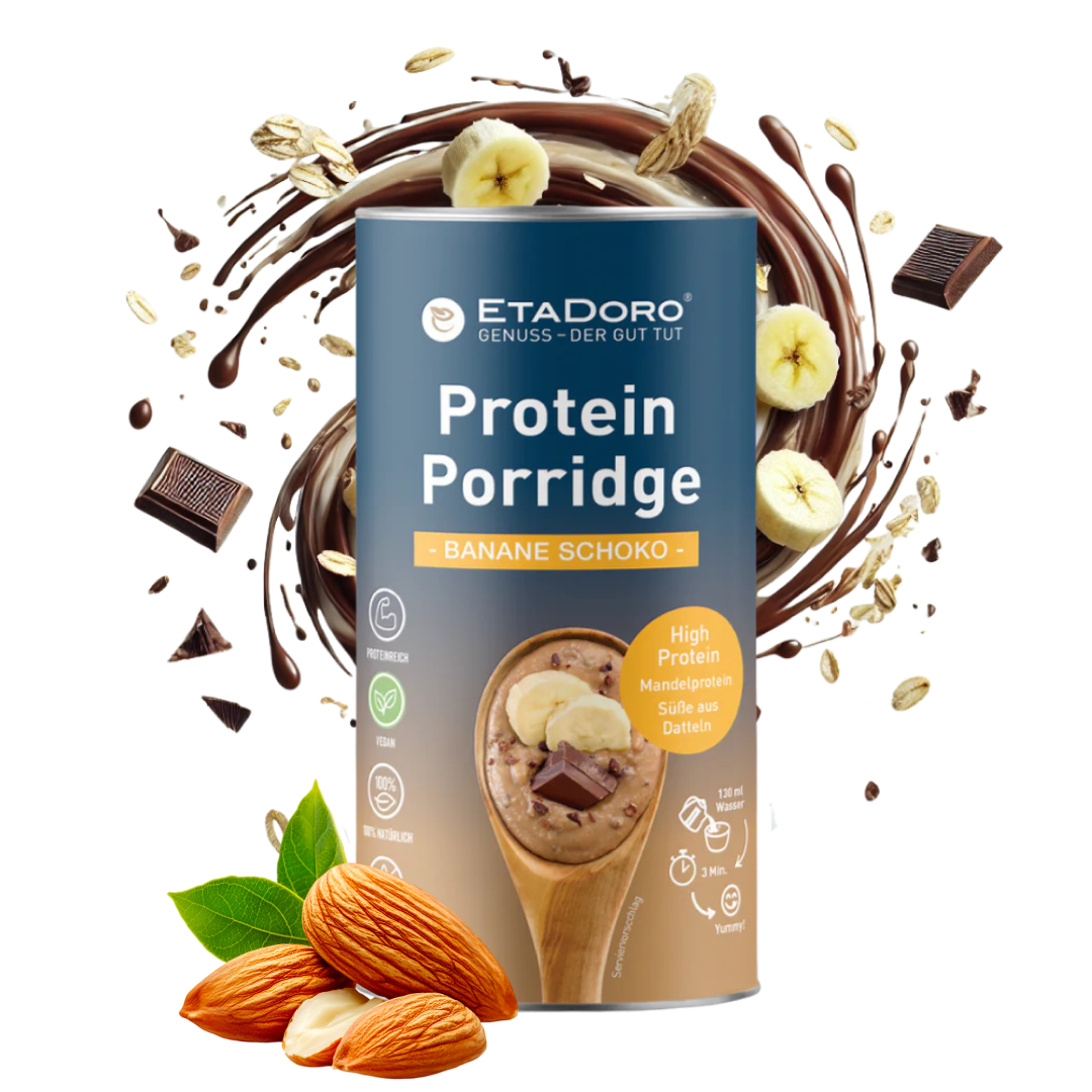 Mandelprotein Porridge - Schoko Banane