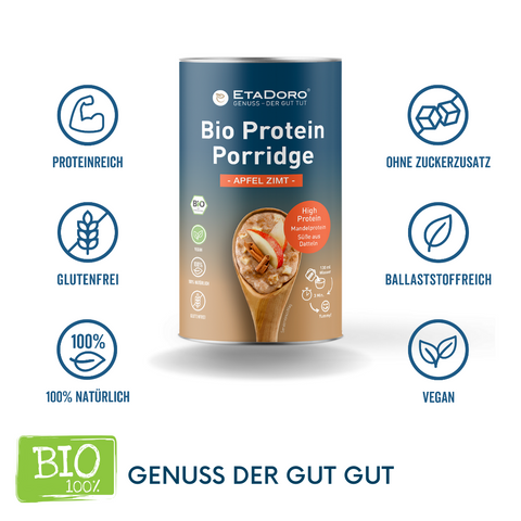 Bio Protein Porridge - Apfel Zimt