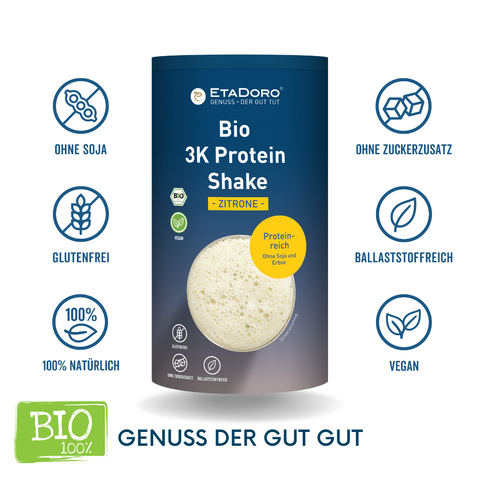 3K Bio Protein Shake Zitrone - vegan