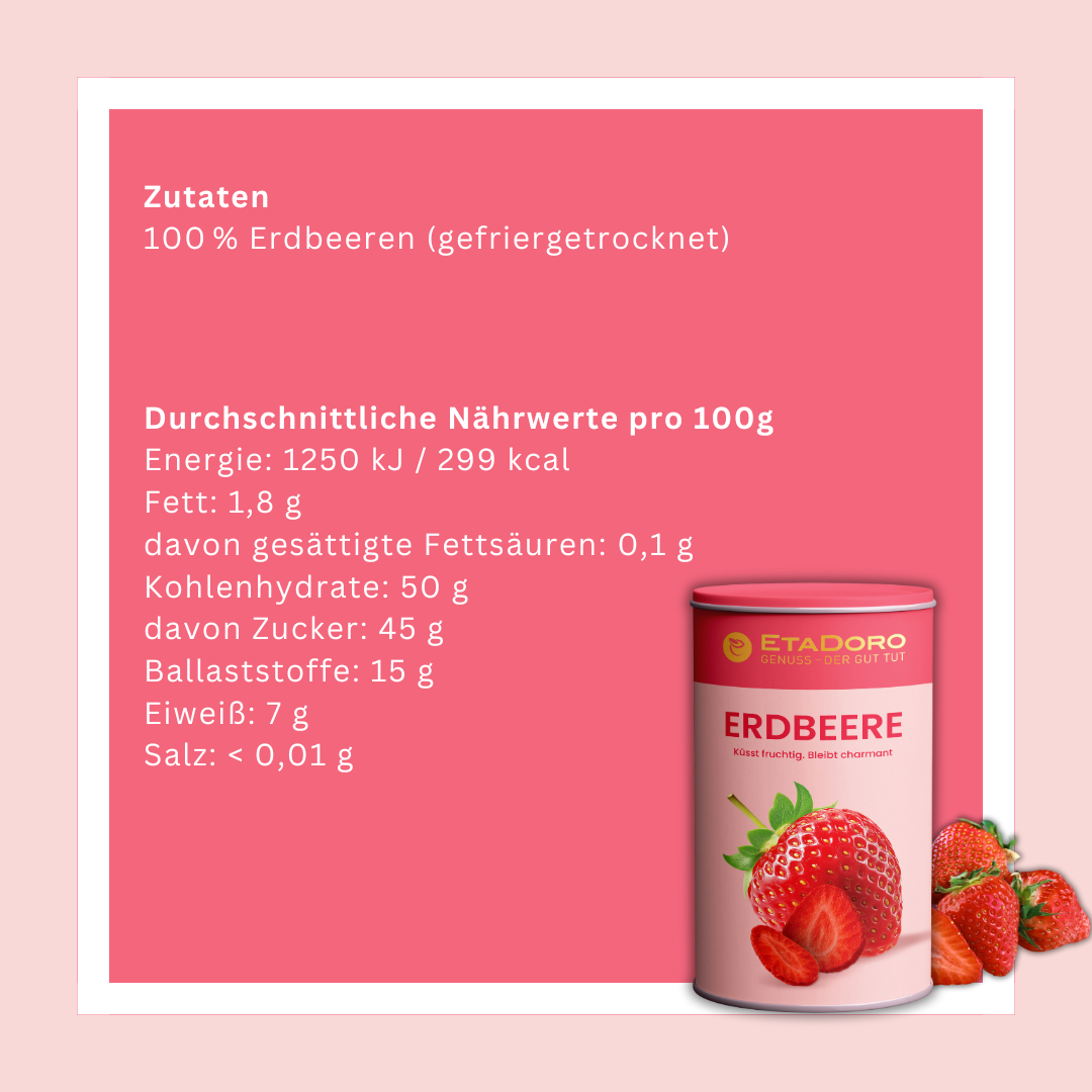 Gefriergetrocknete Erdbeeren