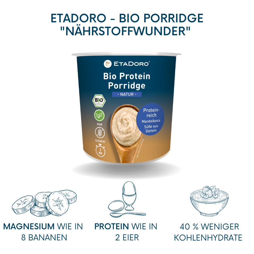 Bio Mandelprotein Porridge To Go – NATUR
