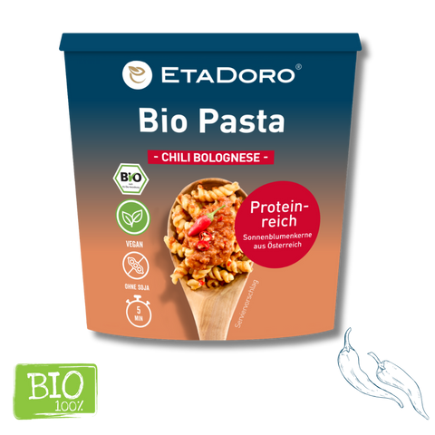 Bio Protein Pasta - Chili Bolognese