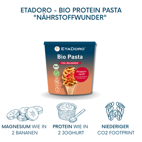 Bio Protein Pasta - Chili Bolognese