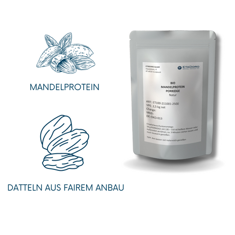 Bio Mandelprotein Porridge - Vorteilspackung