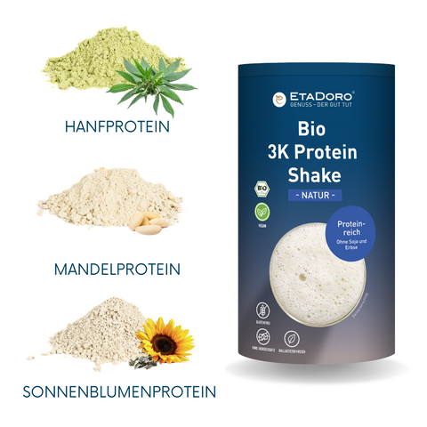 3K Bio Protein Shake Natur - vegan