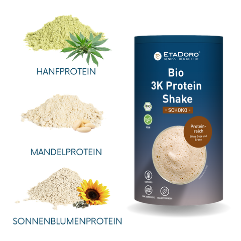 3K Bio Protein Shake Schoko - vegan