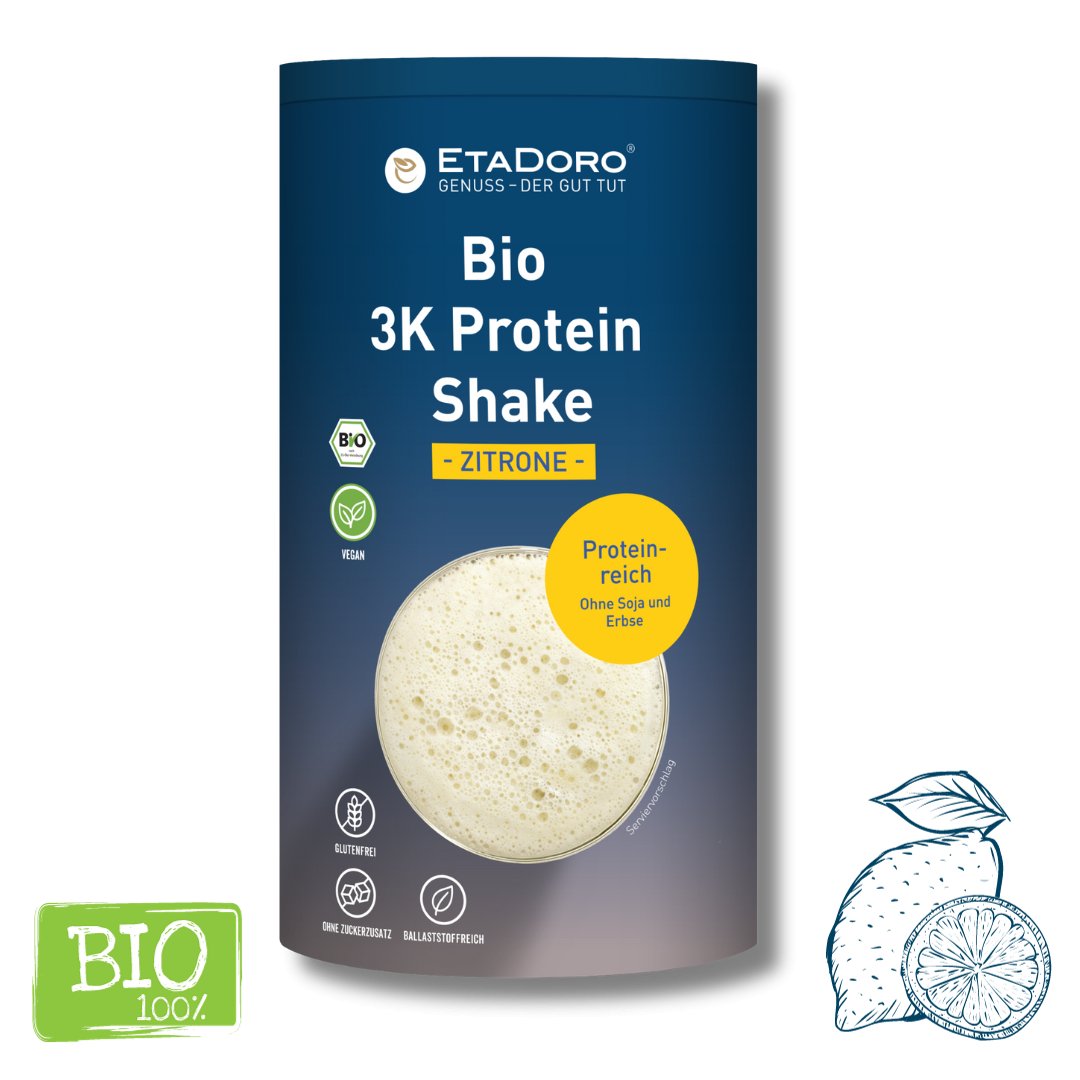 3K Bio Protein Shake Zitrone - vegan